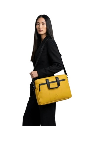 Brandsmiths Mustard Align Laptop Çantası Sarı