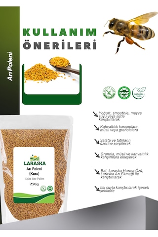 Arı Poleni 250g Kuru - Dried Bee Pollen 250g
