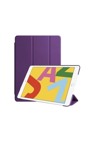 Apple Uyumlu iPad 10.2 2021 (9.Nesil) Smart Cover Standlı 1-1 Tablet Kıl