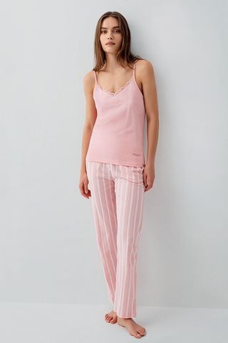 Pierre Cardin Kadın Pembe 3lü Pijama Takım Pembe