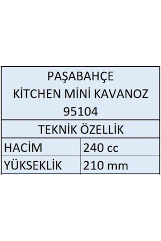 Kavanoz Kitchen Mini Baharatlık 240 Cc - 6 Adet Şeffaf