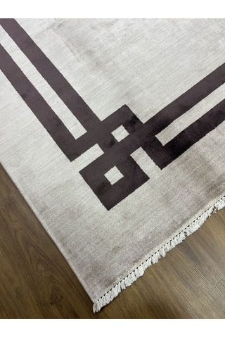 Dıamond Viskon Makina Halısı Brown 200x300 Diğer