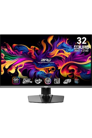Msı Mpg 322urx Qd-oled 31.5" Uhd Flat Qd-oled 240hz 0.03ms G-sync