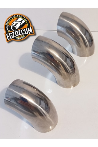 Paslanmaz Krom Dirsek Boru 60 Mm.