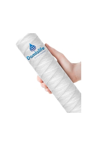 10" Inç Iplik 25 Micron Sediment Sargı Ip Tortu Filtre