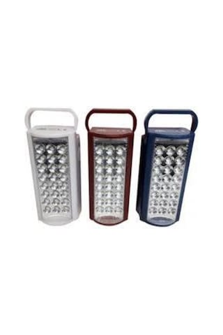 Fujita 2606l Usb Şarj Çıkışlı 24 Led 80 Saat Akülü Şarjlı Işıldak Fujita24 Led Isıldak Usb Gri