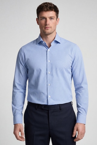 Xint Bisse Regular Fit Erkek Uzun Kollu Cepsiz Mavi Gömlek Bsgmkls25321 D35
