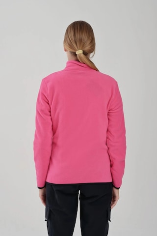 Exuma Kadın Tam Fermuarlı Polar Pınk 2322003-662 Pembe
