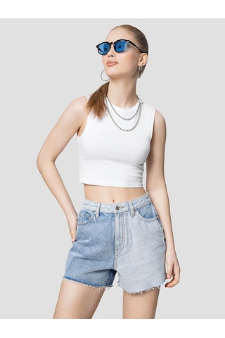 LOFT Regular Fit Kadın Şort Lf2032720 Q1.v1 Denim