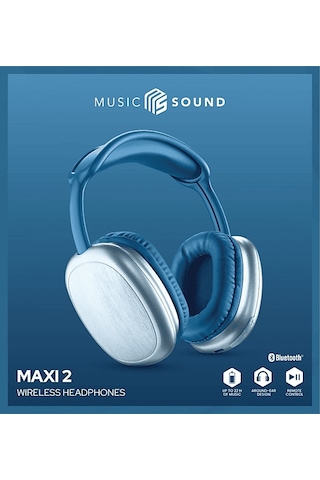 Cellularlıne Music Sound 2 Maxi Bluetooth 5.0 Kulak Üstü Kulaklık