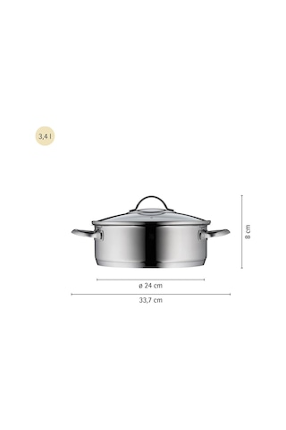 Wmf 3201114802 Pilav Tenceresi 24 Cm Gri