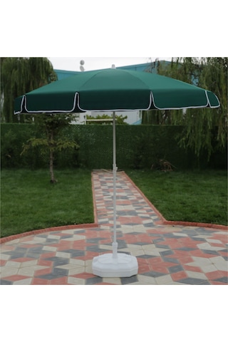 Ods Plaj Şemsiyesi 200/8 Bidonlu - Koyu Yeşil Koyu Yeşil