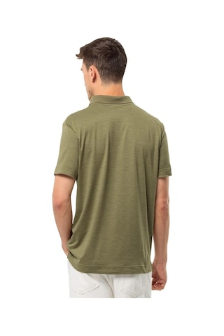 Jack Wolfskin Travel Polo Erkek Tişört 1809721tr-yesıl Yeşil