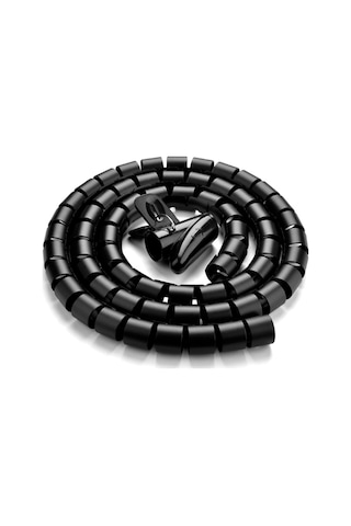 Geekyou 2m Kablo Düzenleyici:魔術貼 Sarmal Bandı - Veri Kablosu, Elektrik Kablosu, Ağ Kablosu İçin Ev/ofis Tidy Organizer