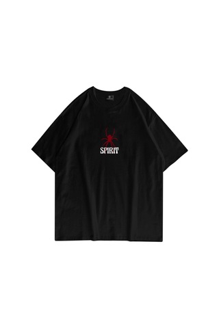 Flood Of Style Unisex Spirit Tshirt Siyah