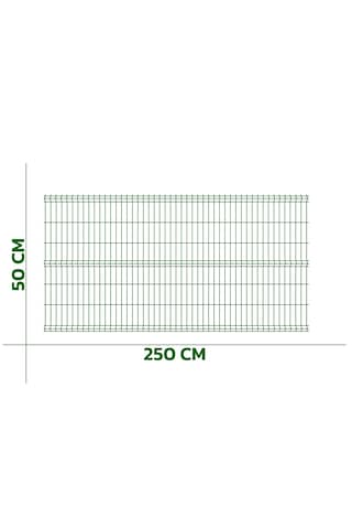 8 Adet Panel Çit Teli 100x250 Cm Yeşil