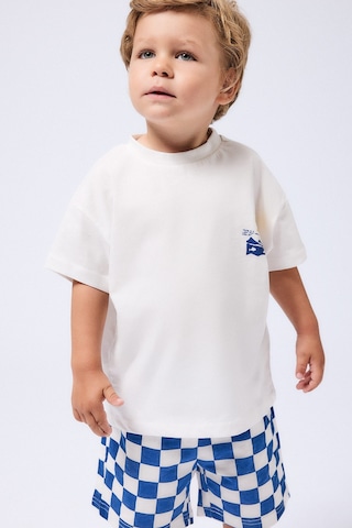 Defacto Regular Fit Bisiklet Yaka Baskılı Kısa Kollu Tişört Erkek Bebek I6237a526hser118 Ekru-er118