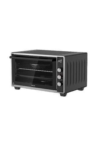 Tecna MF 5010 S 50 L Siyah Buhar Destekli Mini Fırın