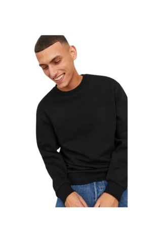 Jack & Jones Jack&Jones 12249341 - Bisiklet Yaka Erkek Sweatshirt Siyah