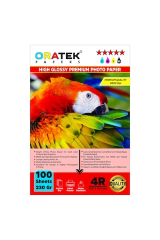 Epson L3150 Evertday Premium Parlak 10 x 15 CM Fotoğraf Kağıdı 230 G 100 Adet