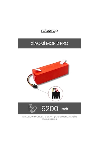 Xiaomi Vacuum Mop 2 Pro Mjst1shw Robot Süpürge Uyumlu Batarya 5200 Mah - Muadil Ürün