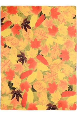 Dijital Baskılı Polar Tv Battaniyesi Sonbahar