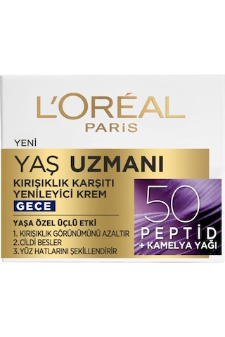 Loreal Paris 50+ Yenileyici Gece Kr