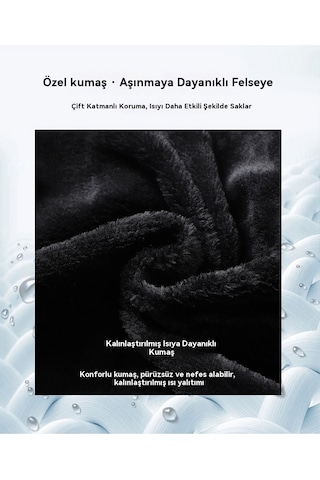 Kalınlaştırılmış Polar Rüzgar Geçirmez Günlük Deri Ceket Kahverengi