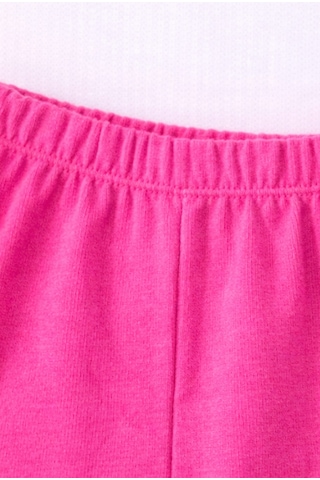 For My Baby Fitilli Kumaş 2 Li Kız Bebek Takım Şortlu Yazlık Pembe1
