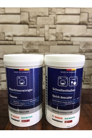 Çamaşır Makineleri Için Temizleyici Ve Kireç Çözücü Toz Seti - 399939005