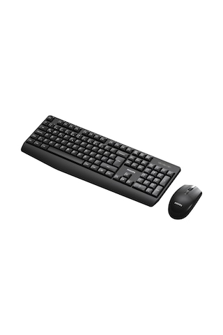 Philips SPT6337 Kablosuz Türkçe Q Klavye & Mouse Seti Siyah