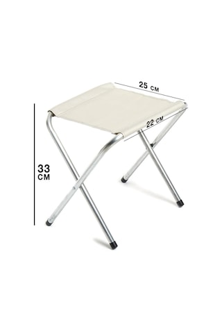Funky Chairs Katlanabilir Tabure 4'lü Set Beyaz