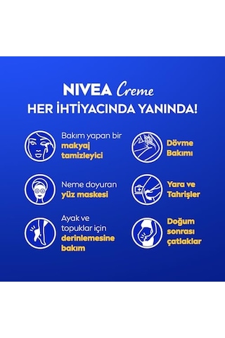 Nıvea Creme 75 Ml, Bakım Yapan Koruma, Tüm Ciltler İçin Nemlendirici Krem