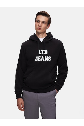 Ltb Baskılı Kapüşonlu Siyah Sweatshırt 011258652260069 200 Siyah