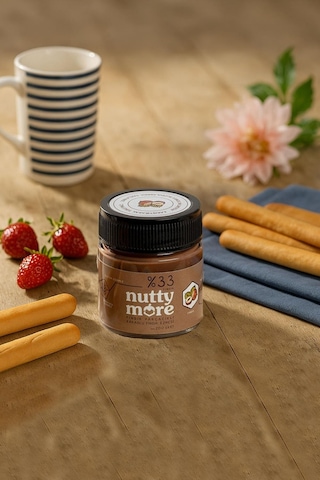 Nutty More %33 Fındık Parçacıklı Kakaolu Fındık Ezmesi 200 Gr X 6 Adet