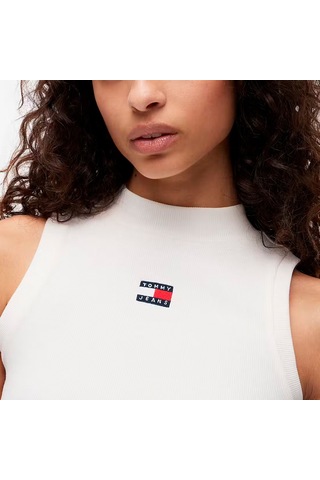 Tommy Hilfiger Kadın Marka Logolu Günlük Kullanıma Uygun Bbeyazz T-shirt Dw0dw23478 Ybh