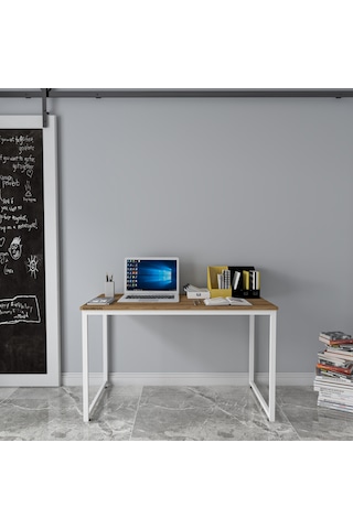 Rega Çalışma Masası 120x60 Safir Meşe Meşe  -  Beyaz
