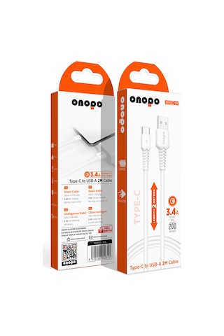 Type-c To Usb Kablo 3.4a Hızlı Şarj Ve Data Kablosu 2m - Q4