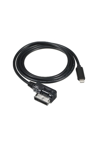 Besthome1 İphone 5-12 Ses Şarj 1m Mm/am Uyumlu Audi A1/a3/a4/a5/a6/q3/q5/q7 Kablo