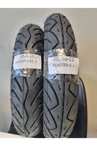 Ralco Tyres Honda Spacy, Activa-s, Spontini Ön/arka Lastik 350-10, 90/90-12 Set Dubleks Blaster-s/st