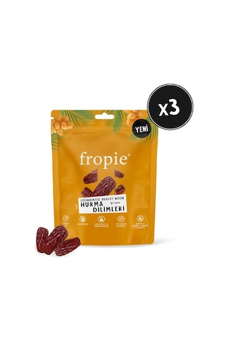 Fropie Çekirdeksiz Hurma Dilimleri - Deglet Noor 3 x 75 G