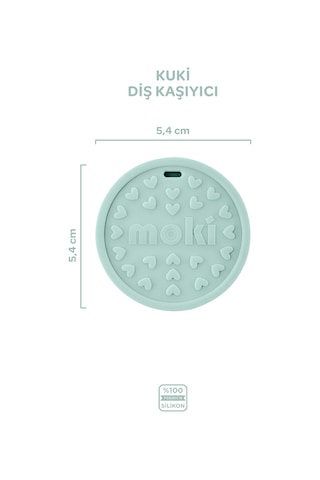 Silikon Diş Kaşıyıcı Kuki Spring Yeşil Spring Yeşil