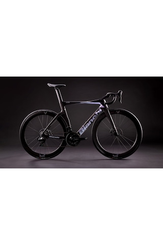Bianchi Oltre Pro Ultegra Di2 Power Meter Aynakol 53 Cm Karbon Yol Bisikleti Celeste - Siyah