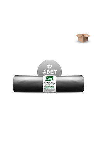 Astra Toptan Edt Hantal Siyah Çöp Torbası 100x150cm 10'lu - Koli İçi 12'li Astra Toptan Edt Hantal Siyah Çöp Torbası 100x150cm 10'lu - Koli İçi 12'li