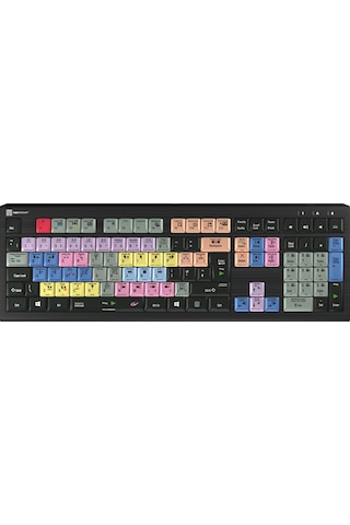 Logickeyboard LKB-EDIUS-A2PC Grass Valley Edius X Kablolu PC Astra 2 Arka Aydınlatmalı Klavye