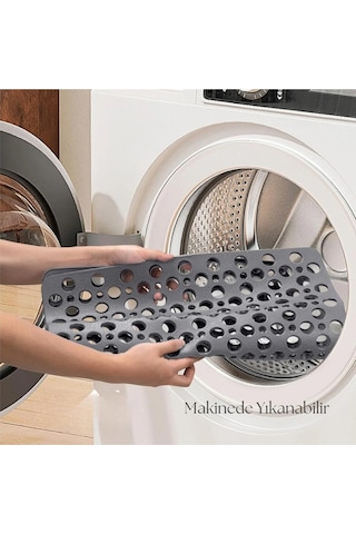 Vantuzlu Banyo Ve Duş Kaydırmazı Duşakabin Küvet Içi Vakumlu Banyo Paspası 36x66 Cm Gri