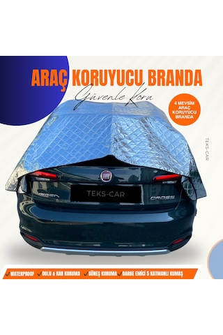 Hatchback Model Uyumlu Güneş&dolu&kar Koruyucu Oto Brandası