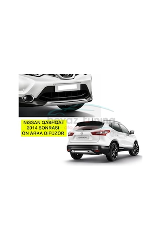 Nissan Qashqai Ön Arka Tampon Koruma Difüzör 2014-2015-2016-2017