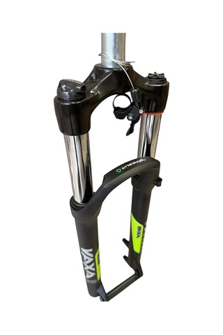 Zoom Vaxa 32 Air 27,5" Jant Havalı Gidondan Kilitli Bisiklet Maşası 1-1/8 Qr Maşa Magnezyum Bacak Siyah Yeşil