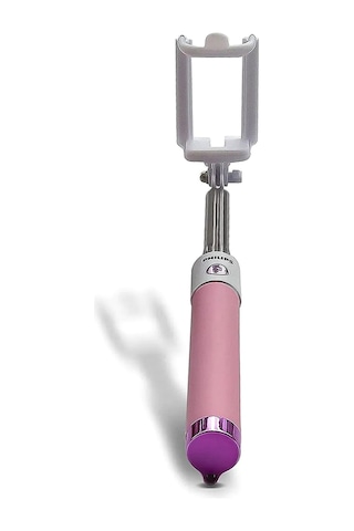Philips Uyumlu Type-C to 3.5 MM Dönüştürücü 270 Derece Dönebilen Premium Selfie Çubuğu 3611UC10 Lila